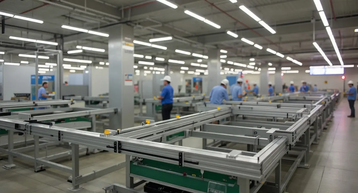 Manufacturing assembly lines using double sided foam tape for component bonding#1.9