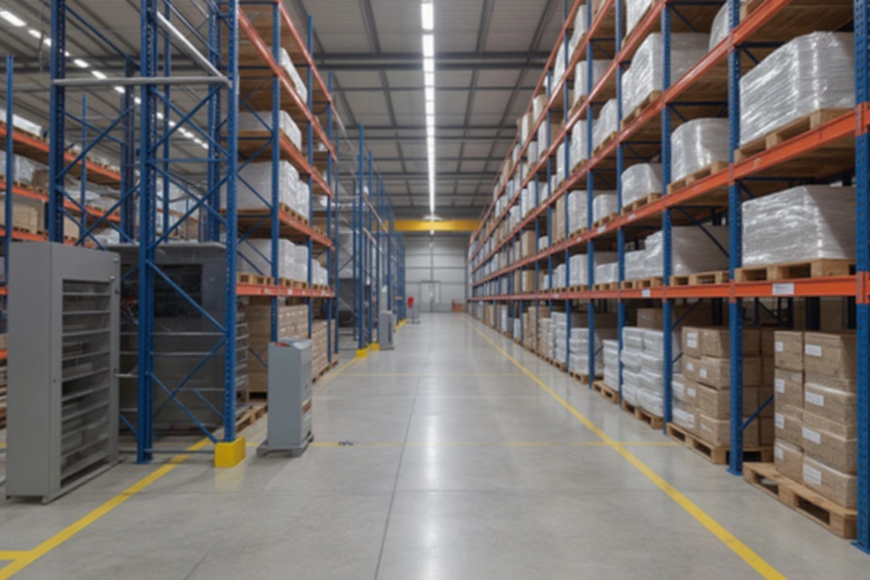 Warehousing operation using heat shrink wrap for inventory protection and organization systems#1.5