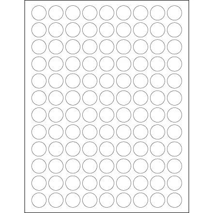 ignoreGeneration#Removable Circle Laser Labels