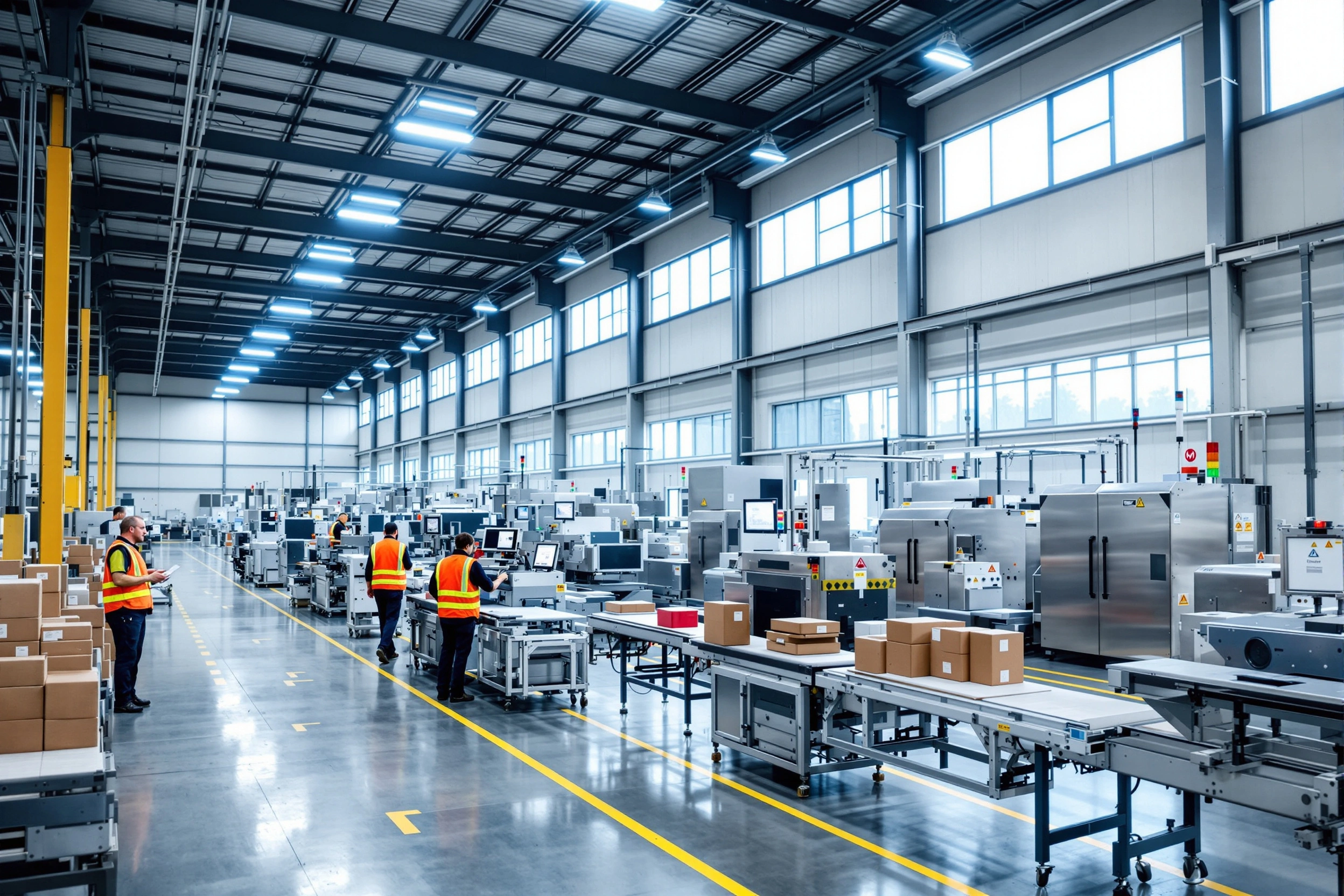 Manufacturing facility with labeling systems#1.4