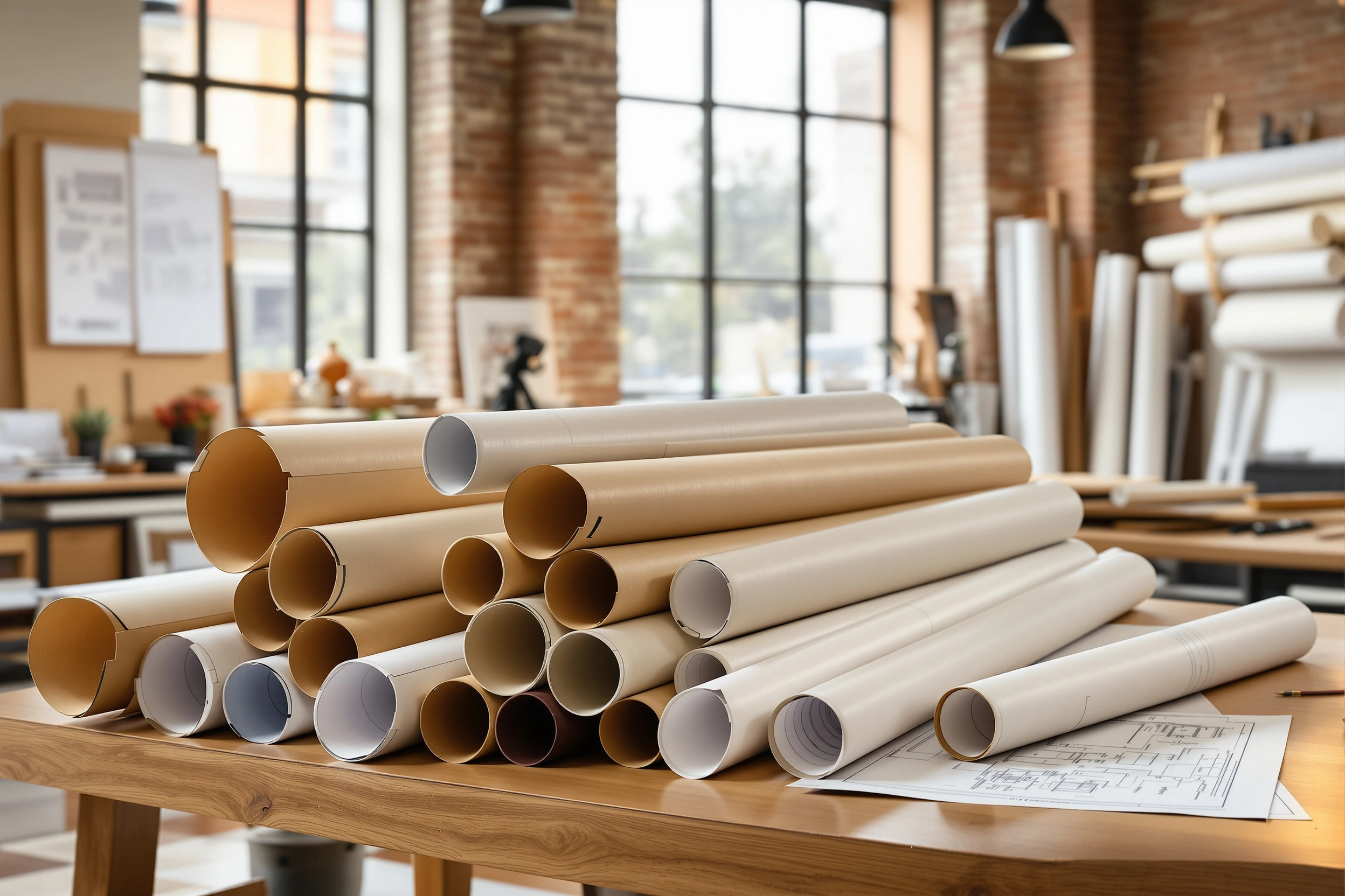 Architecture and Engineering firms using blueprint and document mailing tubes#1.5