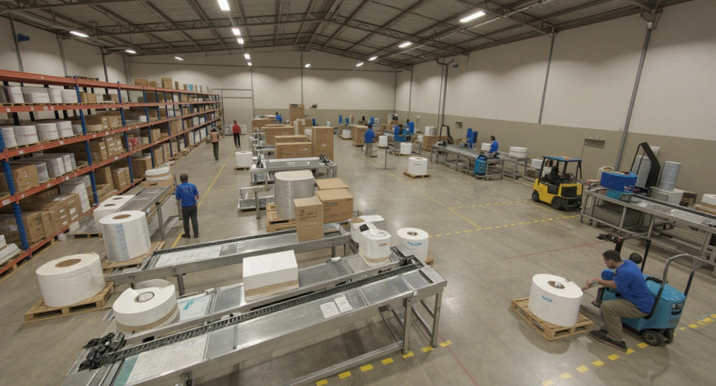 Shipping and logistics operations using stretch and shrink films#1.9