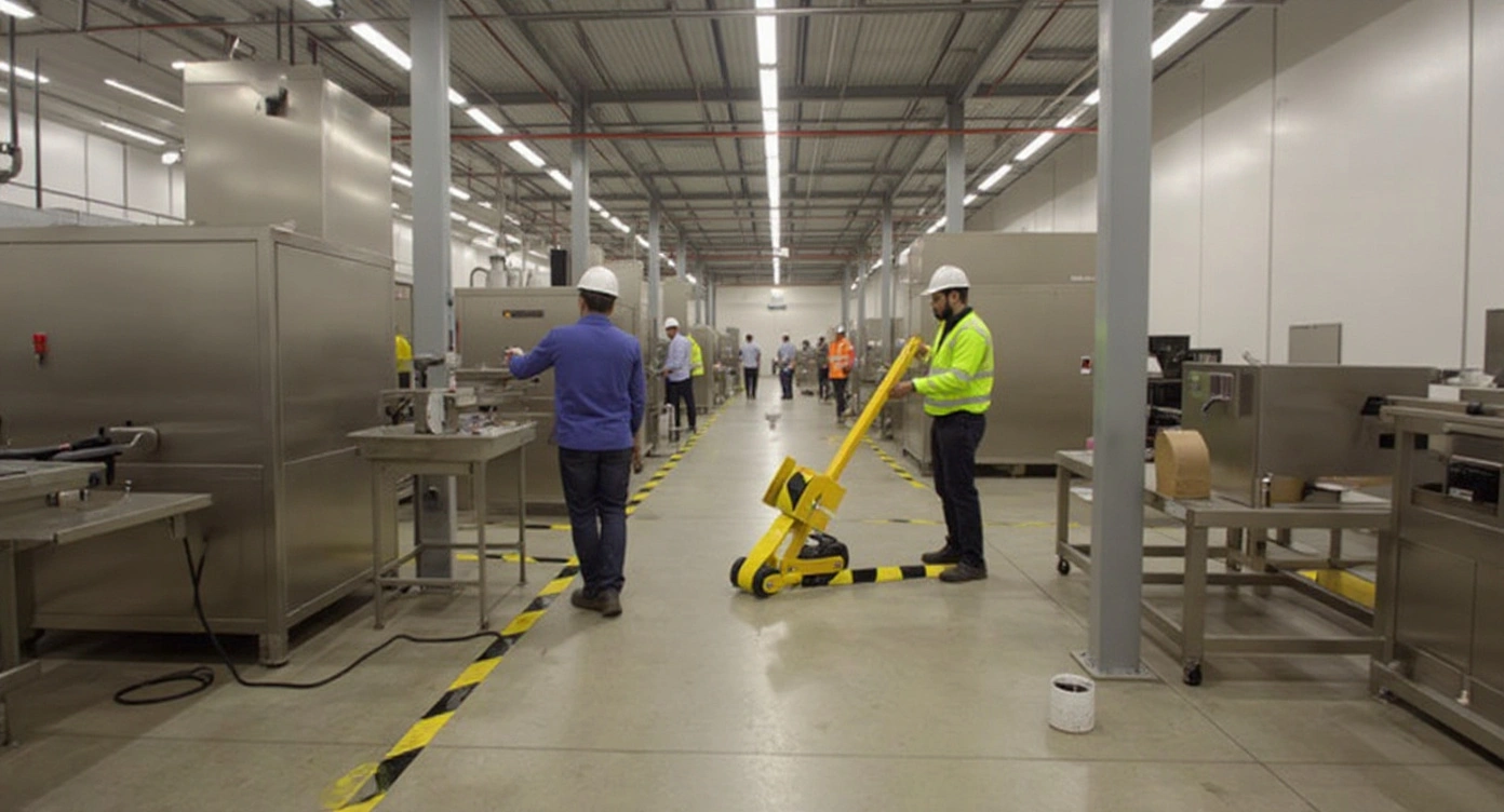 Manufacturing industry using specialized tapes for equipment protection and assembly processes#1.9