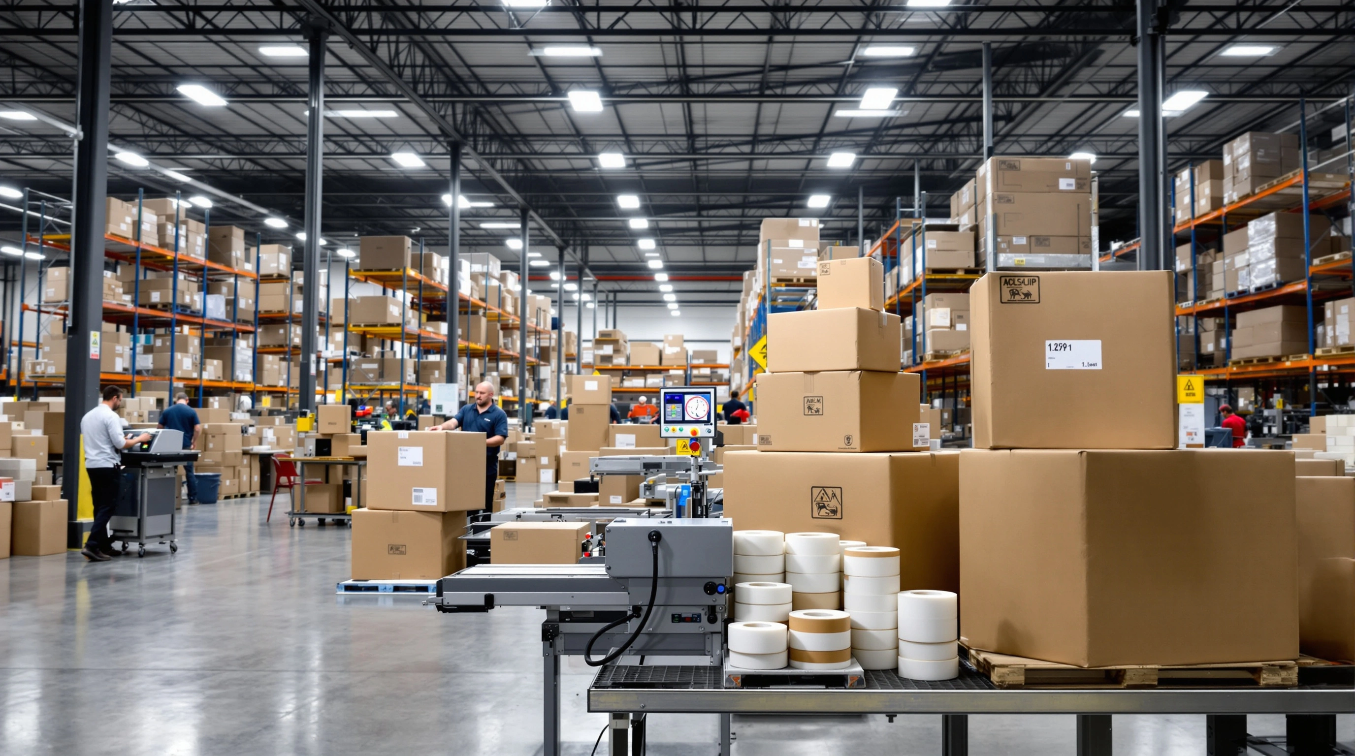 Warehousing operations using packaging tapes and bag sealing solutions for efficient shipping#1.9