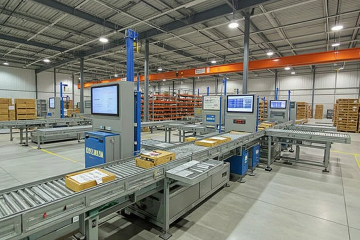 Distribution center mail tracking and warehouse document routing systems#1.6