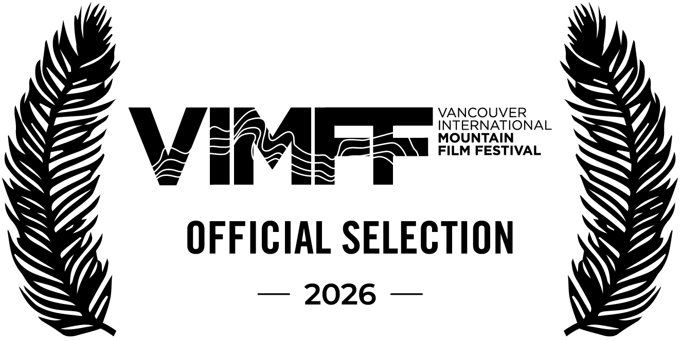 Official Selection award emblem for VIMFF (Vancouver International Mountain Film Festival).
