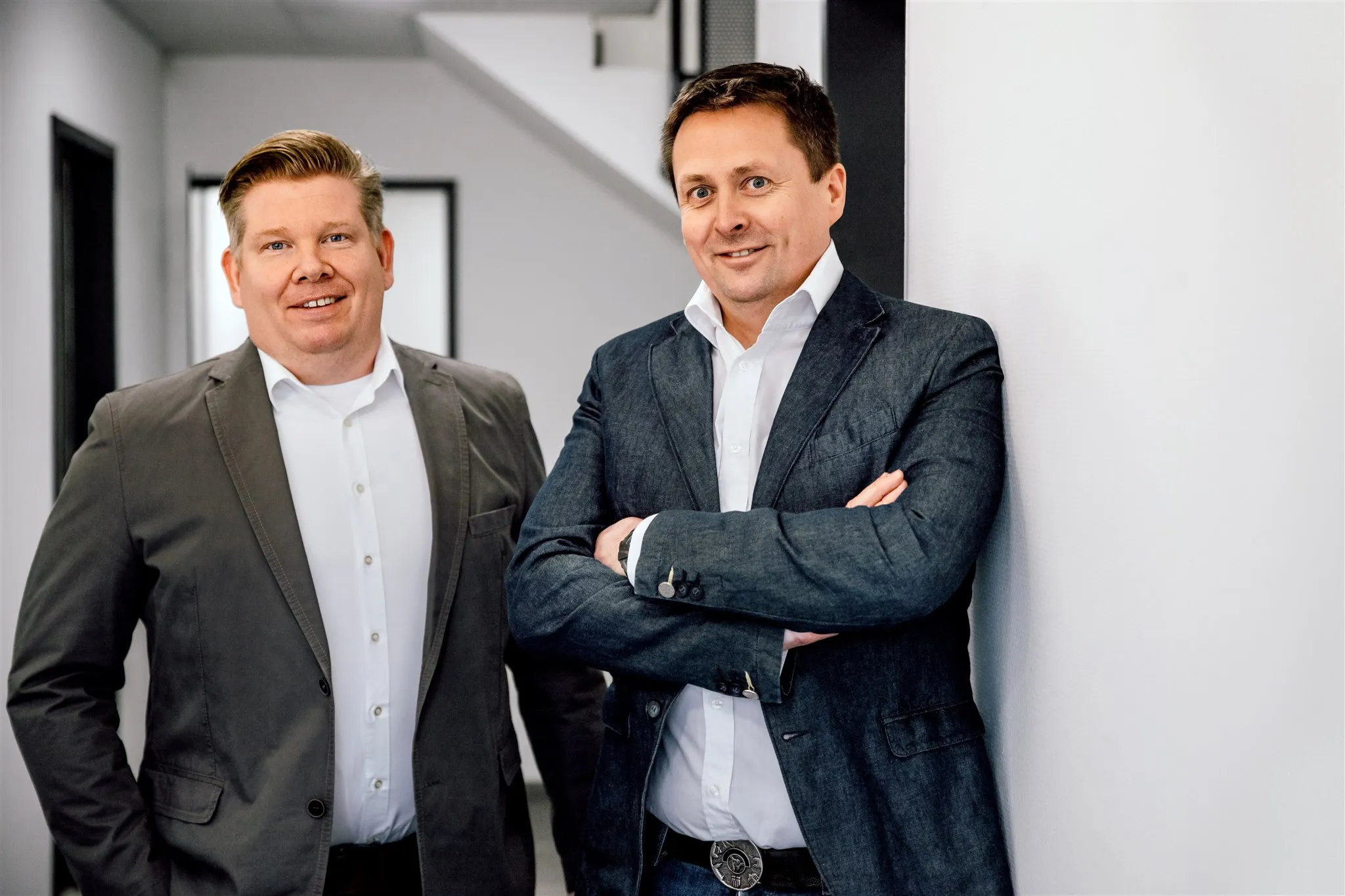 Portrait von den Geschäftsführern von Festfalen Catering.