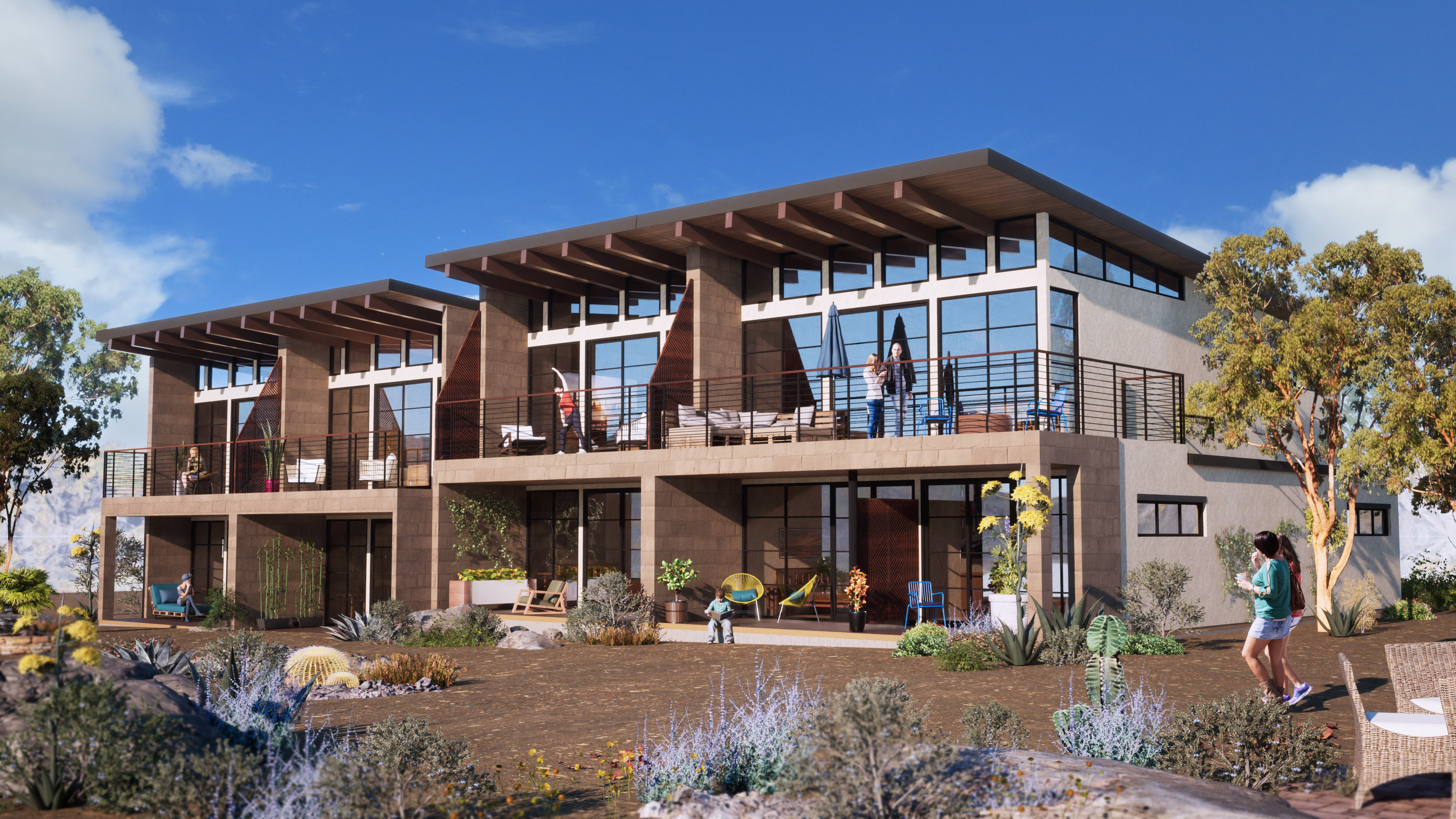 Kanab Townhomes View_rear 1