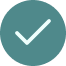 Weißes Häkchen in einem grünen Kreis als Symbol für Bestätigung.