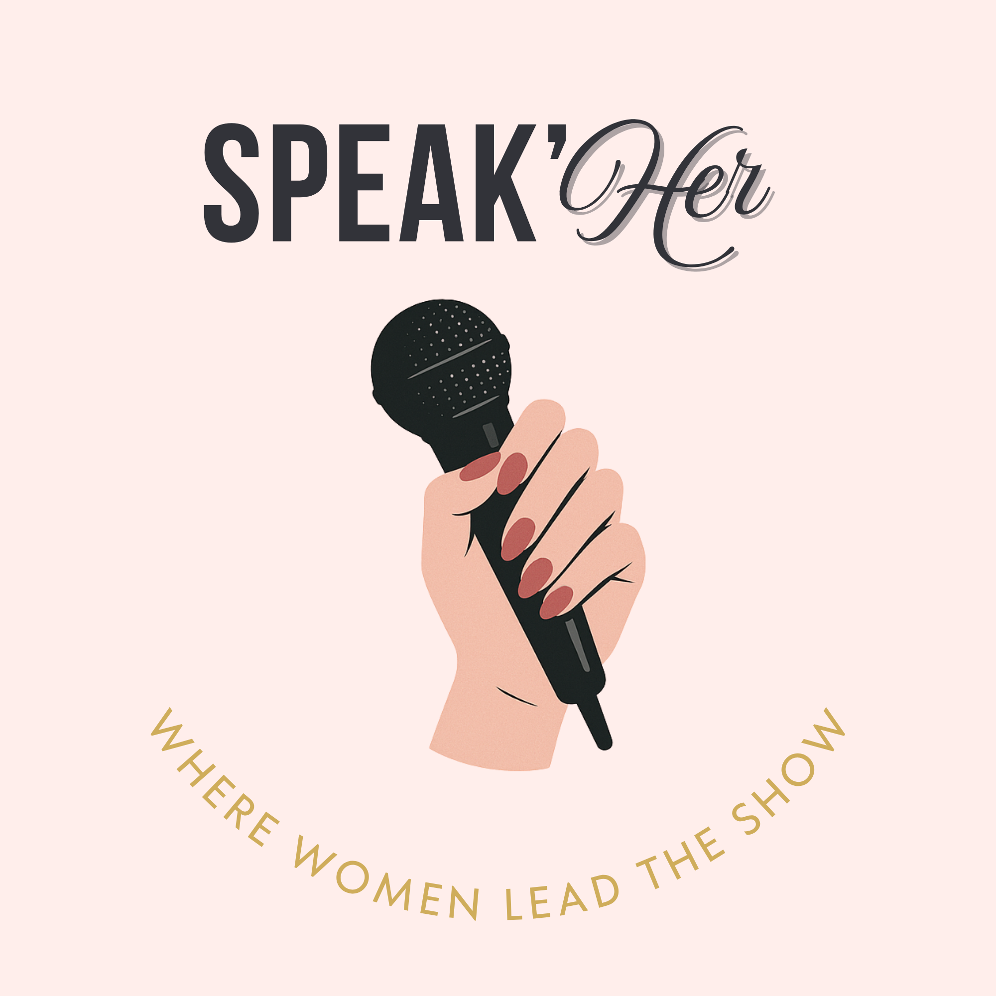 logo speak'her, les femmes donnent de leur voix pour animer une cérémonie ou autre évènement