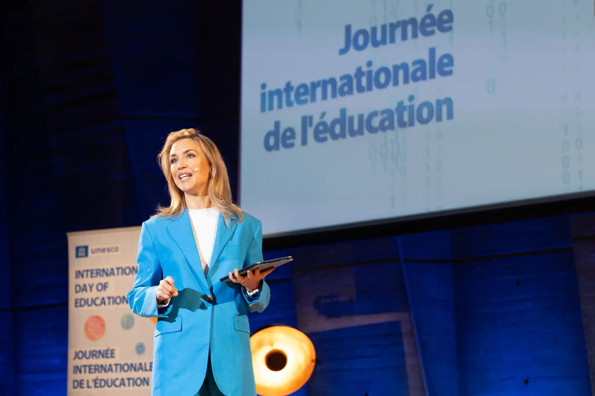 Speaker speak'her maitre de cérémonie