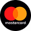 Mastercard logo with two overlapping red and orange circles and the word Mastercard below.