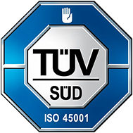 ISO 45001 certification logo