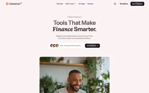 Template Features Page
