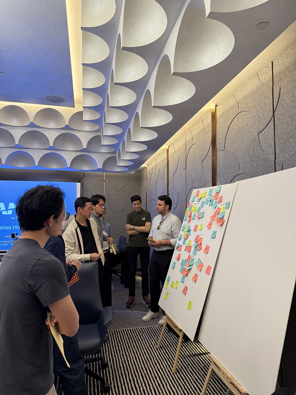 A strategy workshop session with the c-suite of Animoca Brands