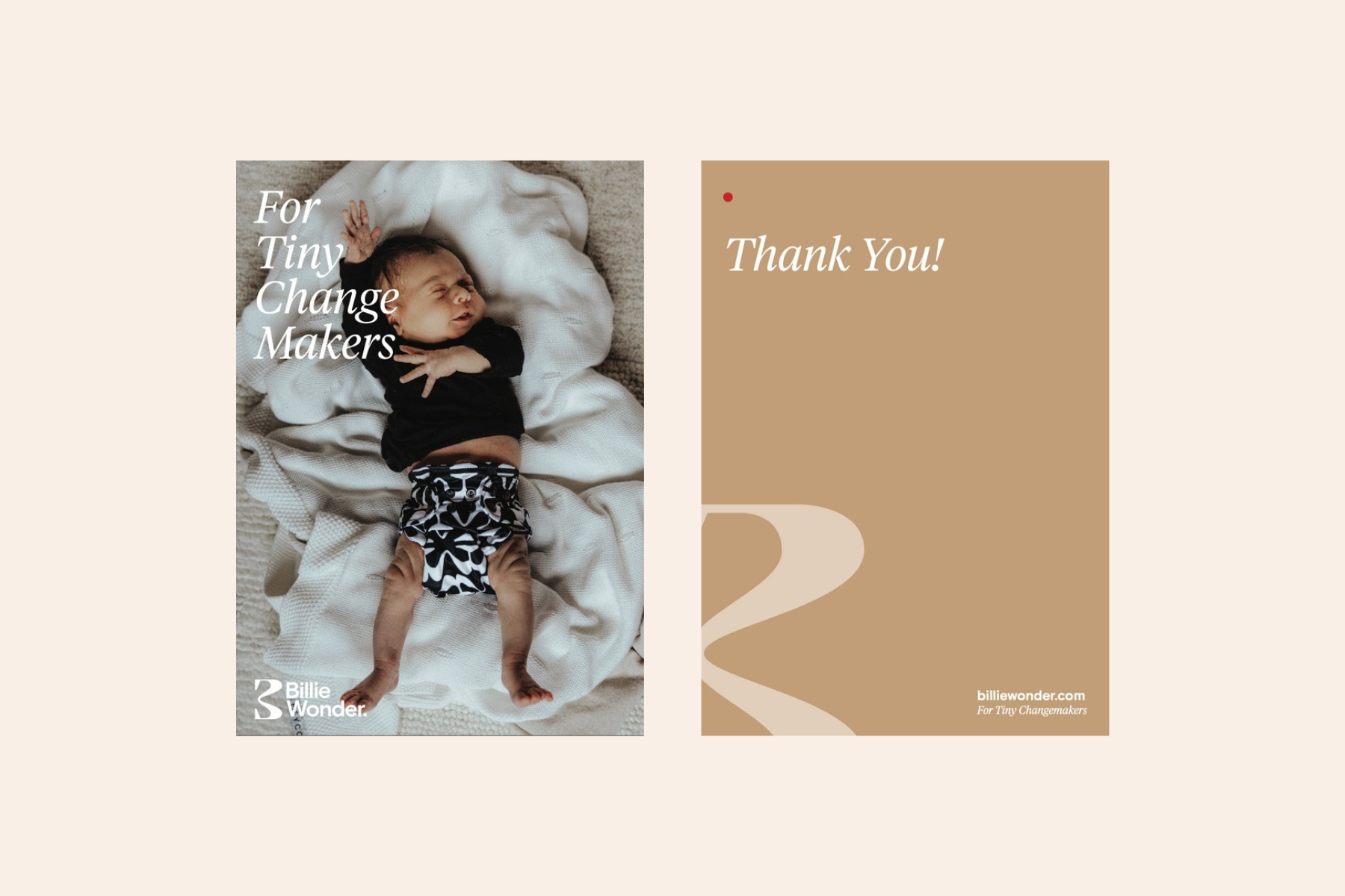 Billie Wonder Thank you note