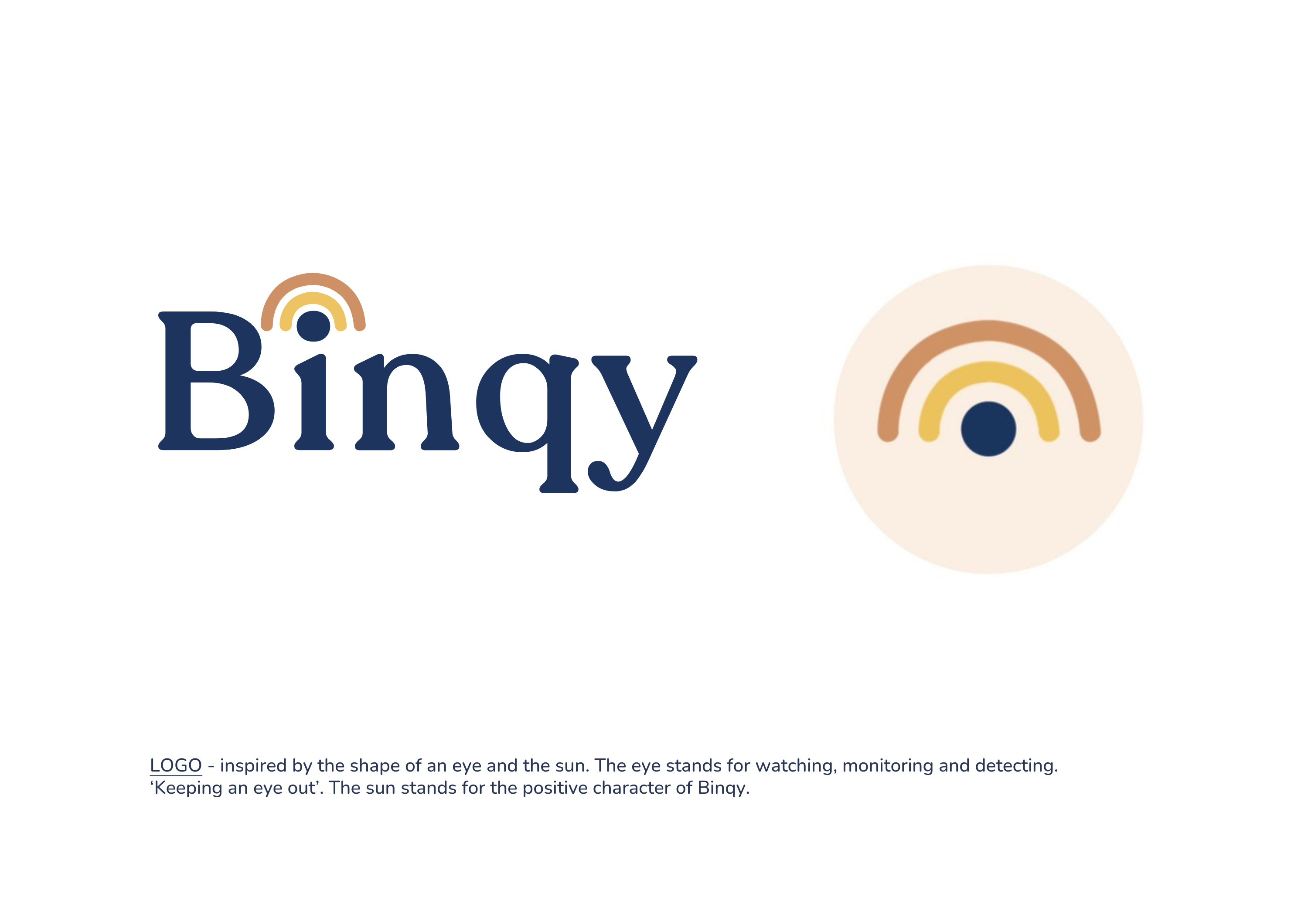 Brand deck Binqy logo en beeldmerk