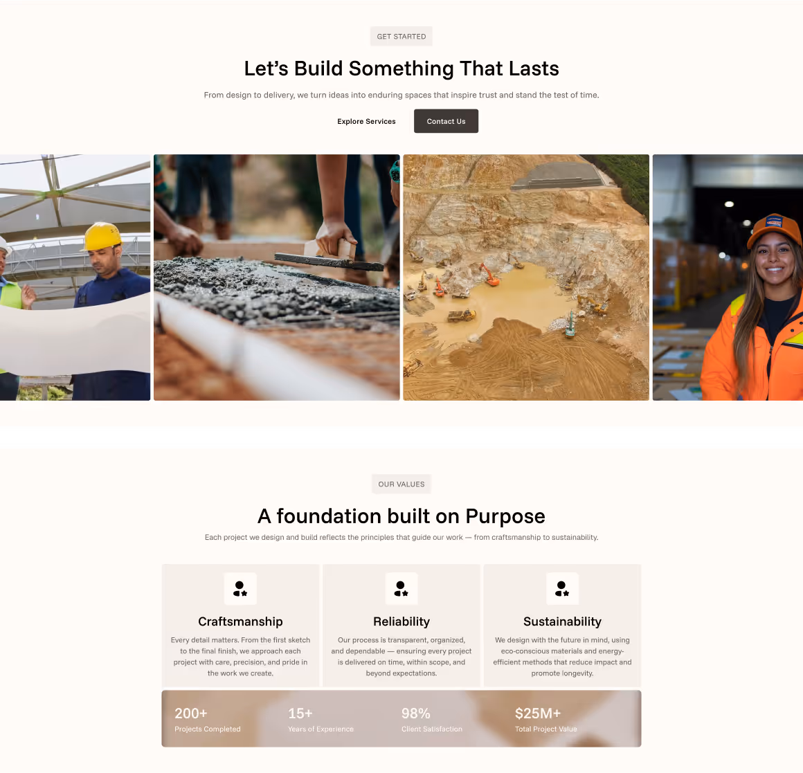 Construction& Architects Webflow template 