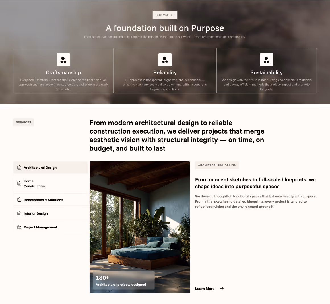 Construction& Architects Webflow template 