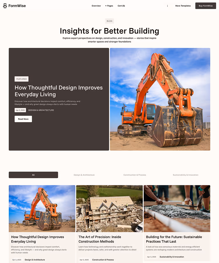 Construction& Architects Webflow template 