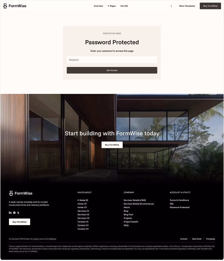 Construction& Architects Webflow template 