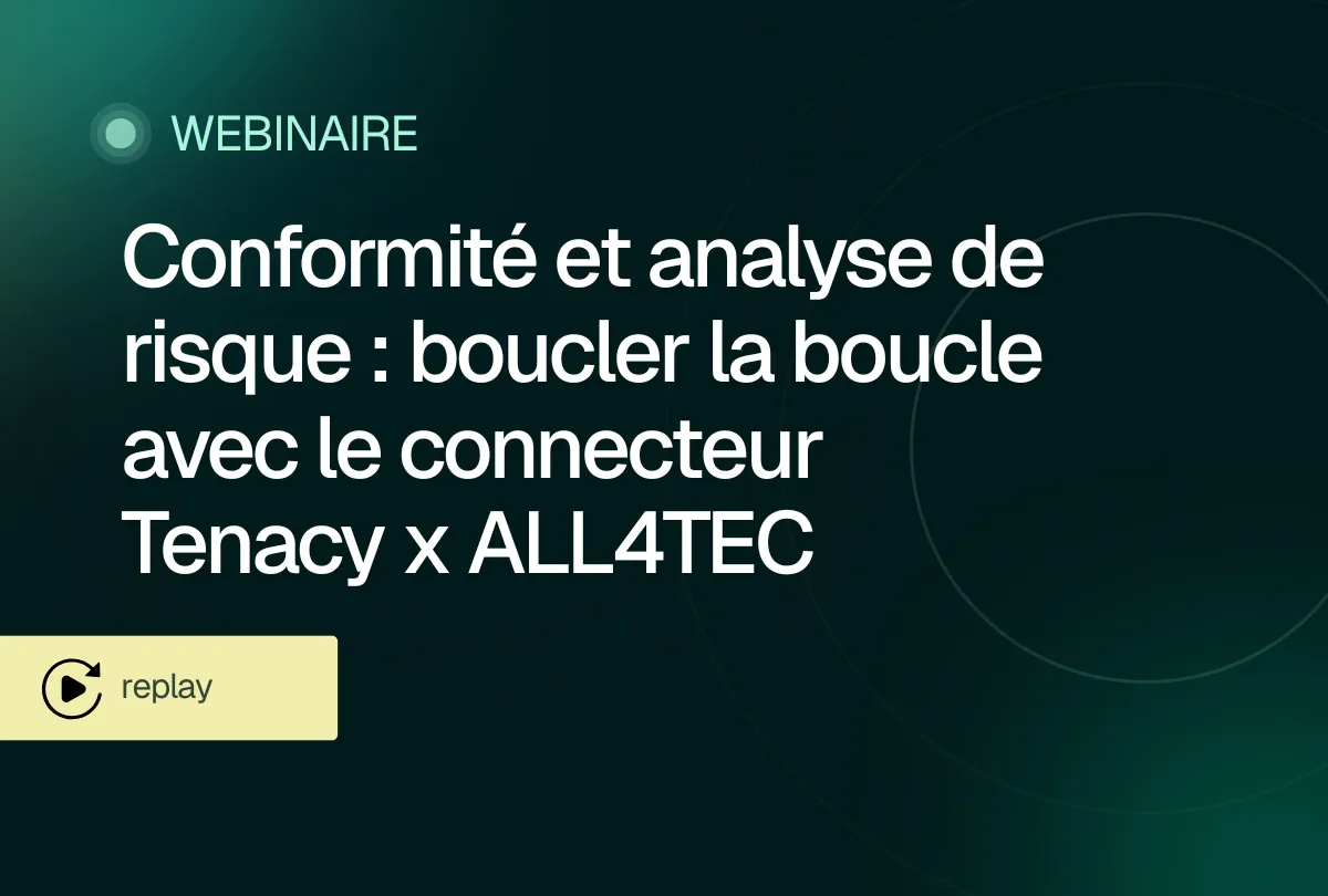 Webinaire | Conformité et analyse de risque : boucler la boucle