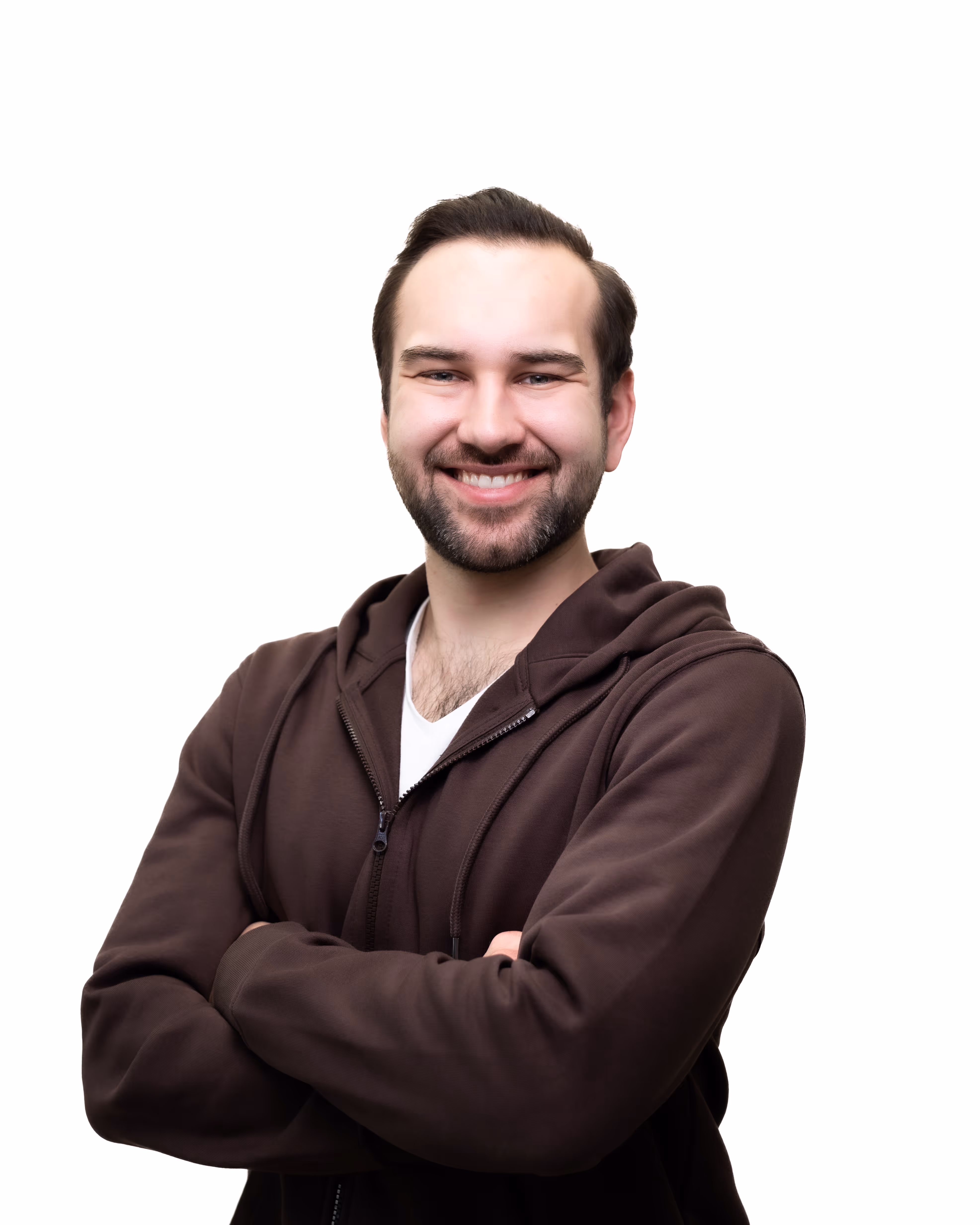 Dr.Wilson's Profile Picture. Crossed arms, laughing