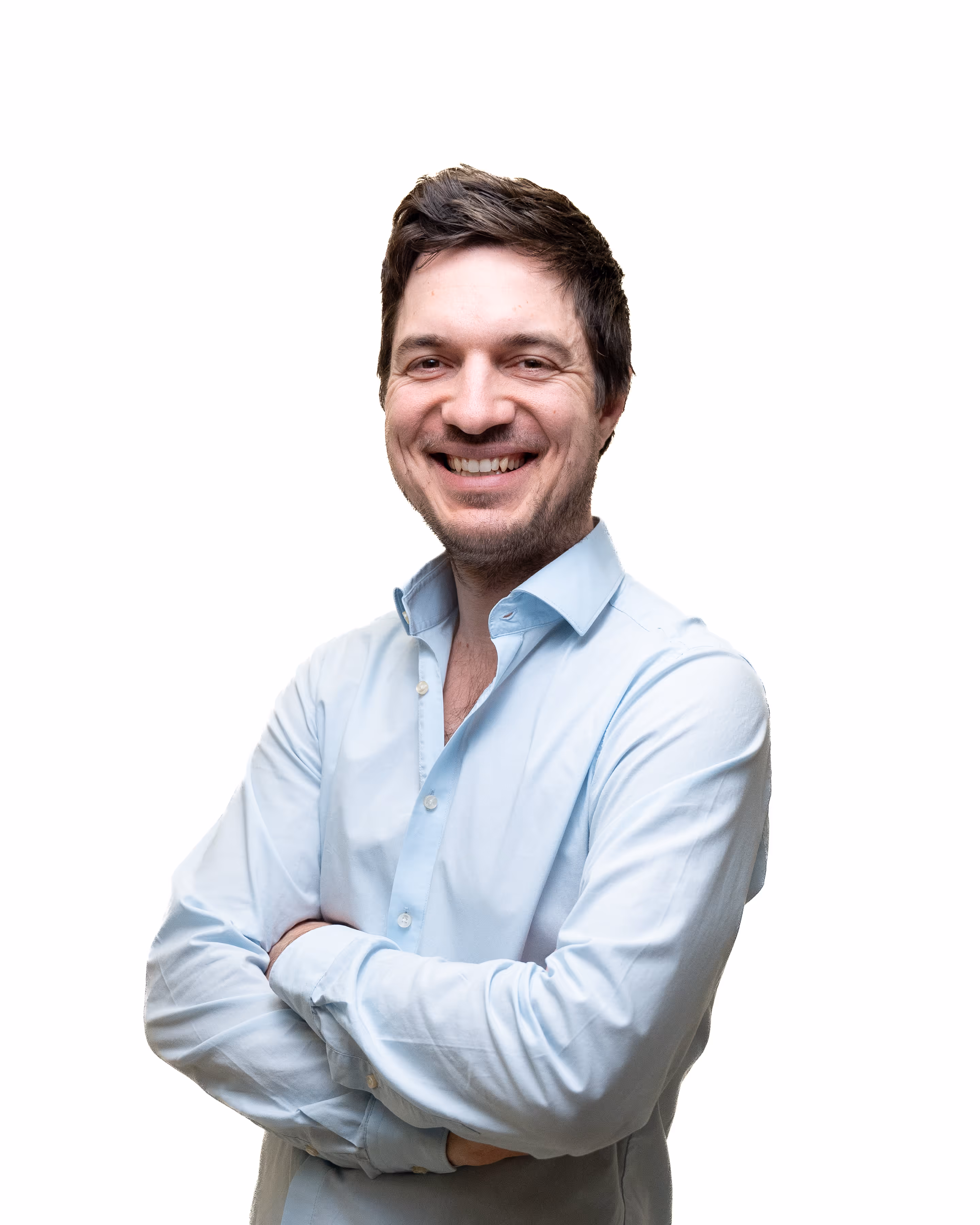 Dr.Wilson's Profile Picture. Crossed arms, laughing