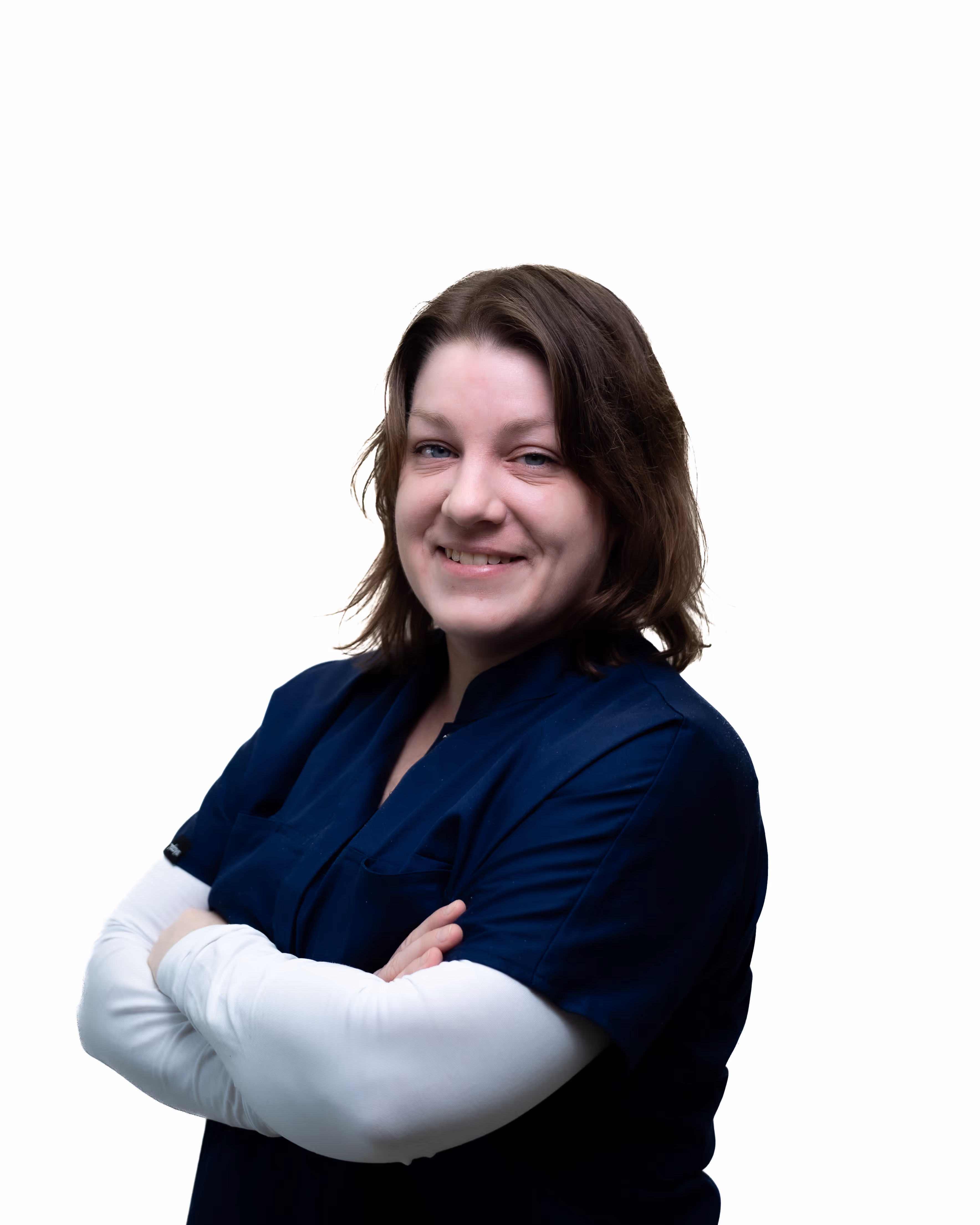 Dr.Wilson's Profile Picture. Crossed arms, laughing