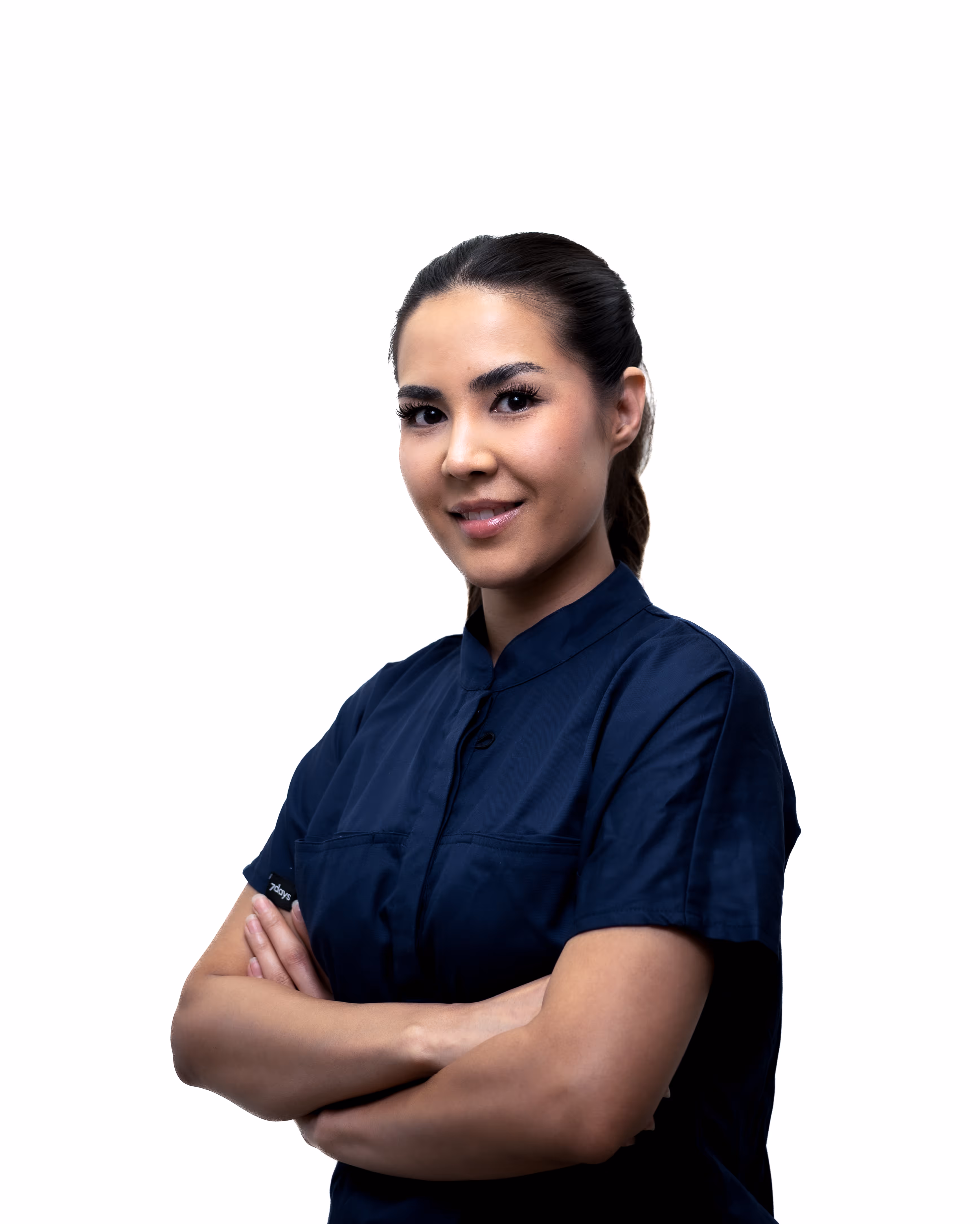 Dr.Wilson's Profile Picture. Crossed arms, laughing