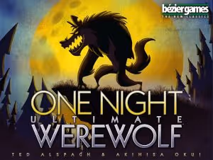 the box of the board game one night ultimate werewolf