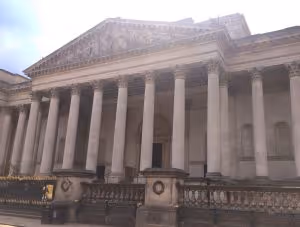 Outside of the Fitzwilliam Museum