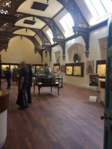 Interior of the first room of the Whipple Museum in Cambridge