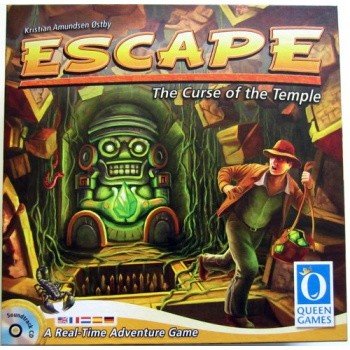 the front cover of the board game escape!