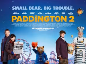 the theatrical release poster for the film Paddington 2