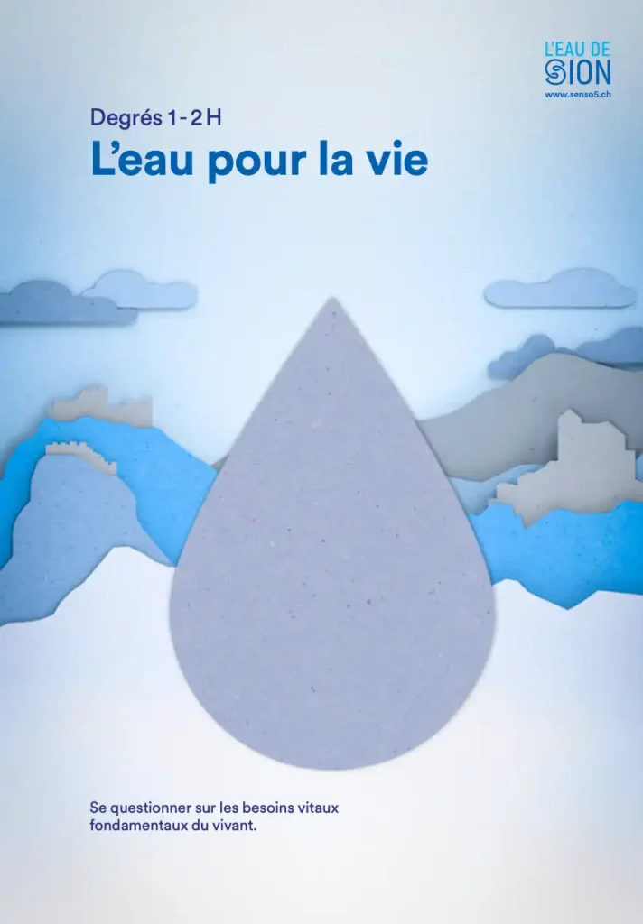 Couverture de la brochure: Degrés 1 - 2H "L'eau pour la vie"