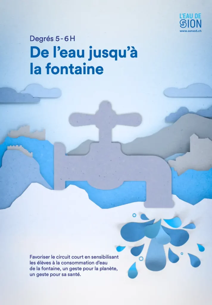 Couverture de la brochure: Degrés 5 - 6H "De l'eau jusqu'à la fontaine"