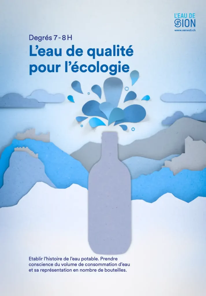 Couverture de la brochure: Degrés 7 - 8H "L'eau de qualité pour l'écologie"