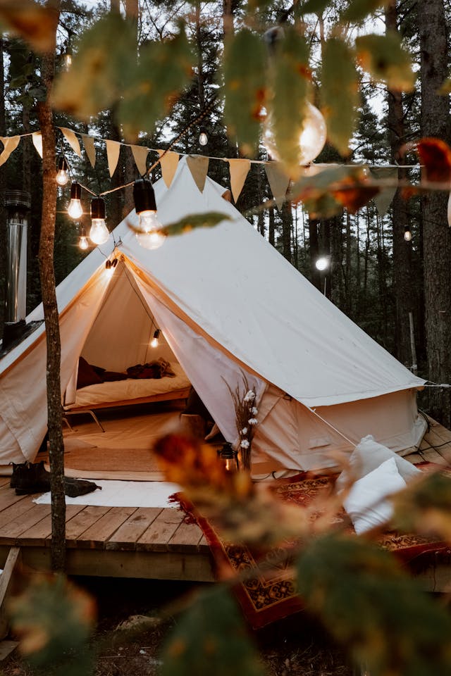 glamping på gotland, outdoor experience