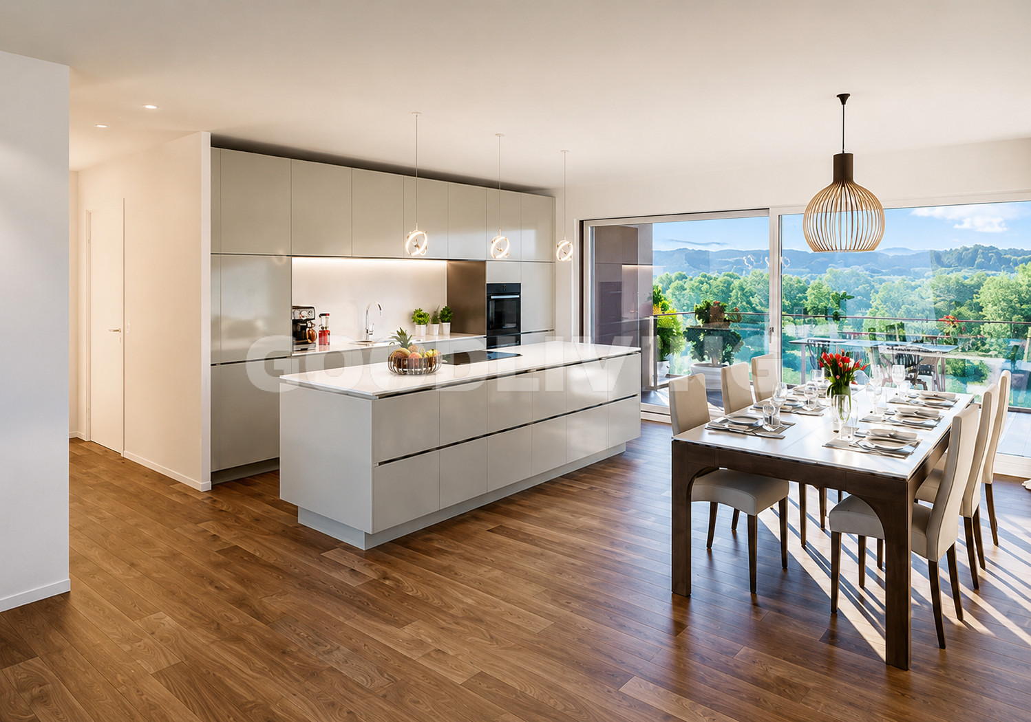Seesicht, Weite und moderne Architektur in privilegierter Wohnlage