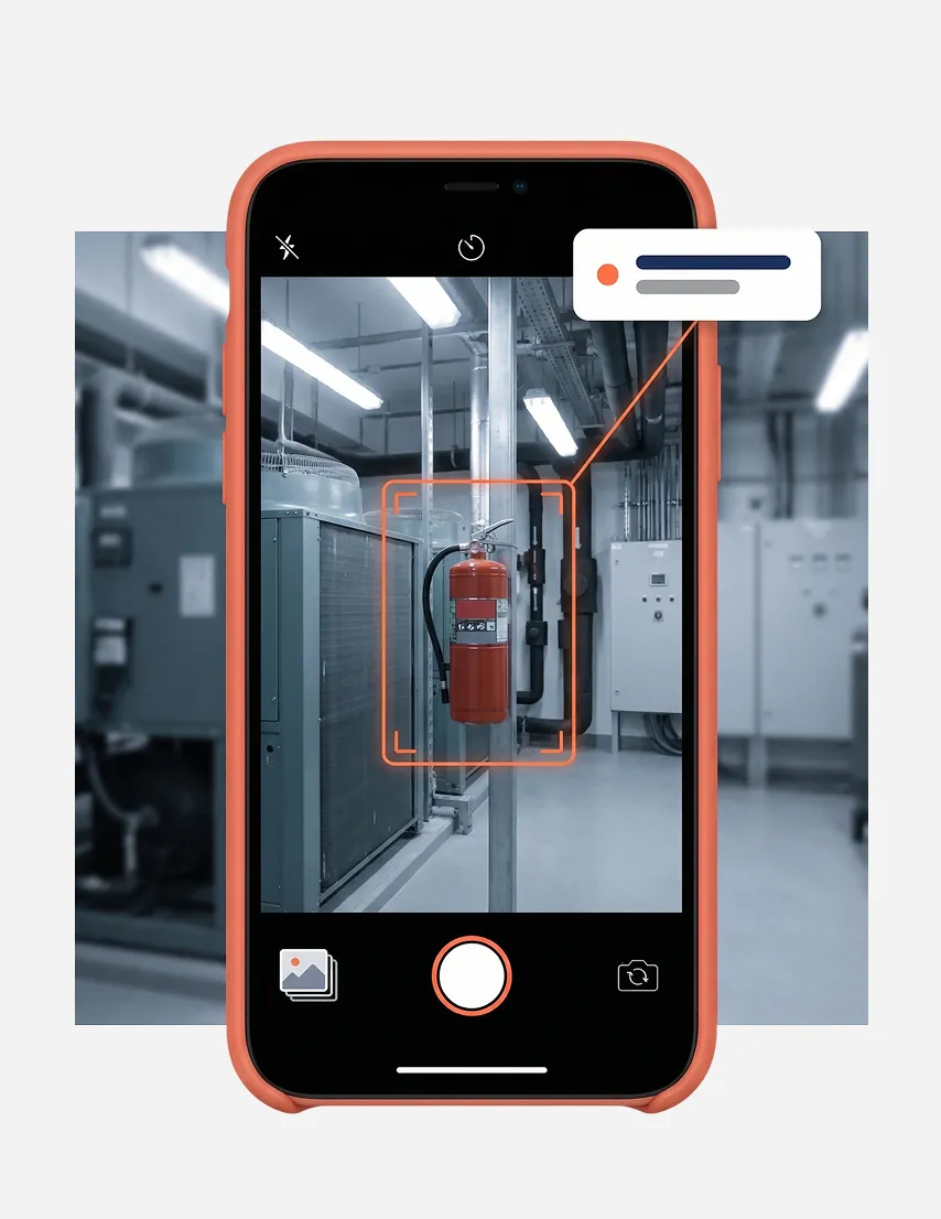 Mobile inspection app with offline mode and automatic data sync