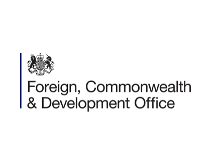 Foreign, Commonwealth & Development Office text with the UK government crest on the left.