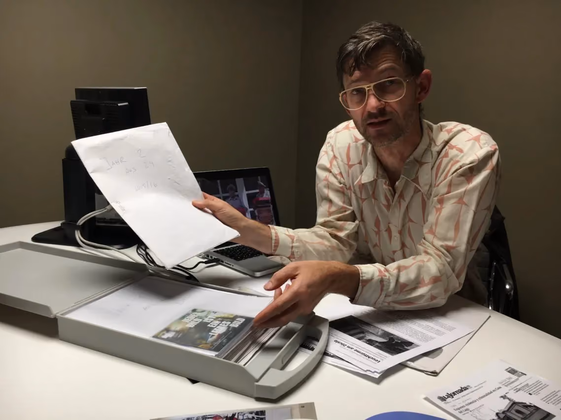 Christoph Faulhaber bei seiner jährlichen Residenz in der Kalkbreite (2017)