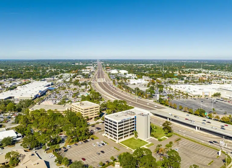 Plymouth Plaza office building, Clearwater FL — exterior detail