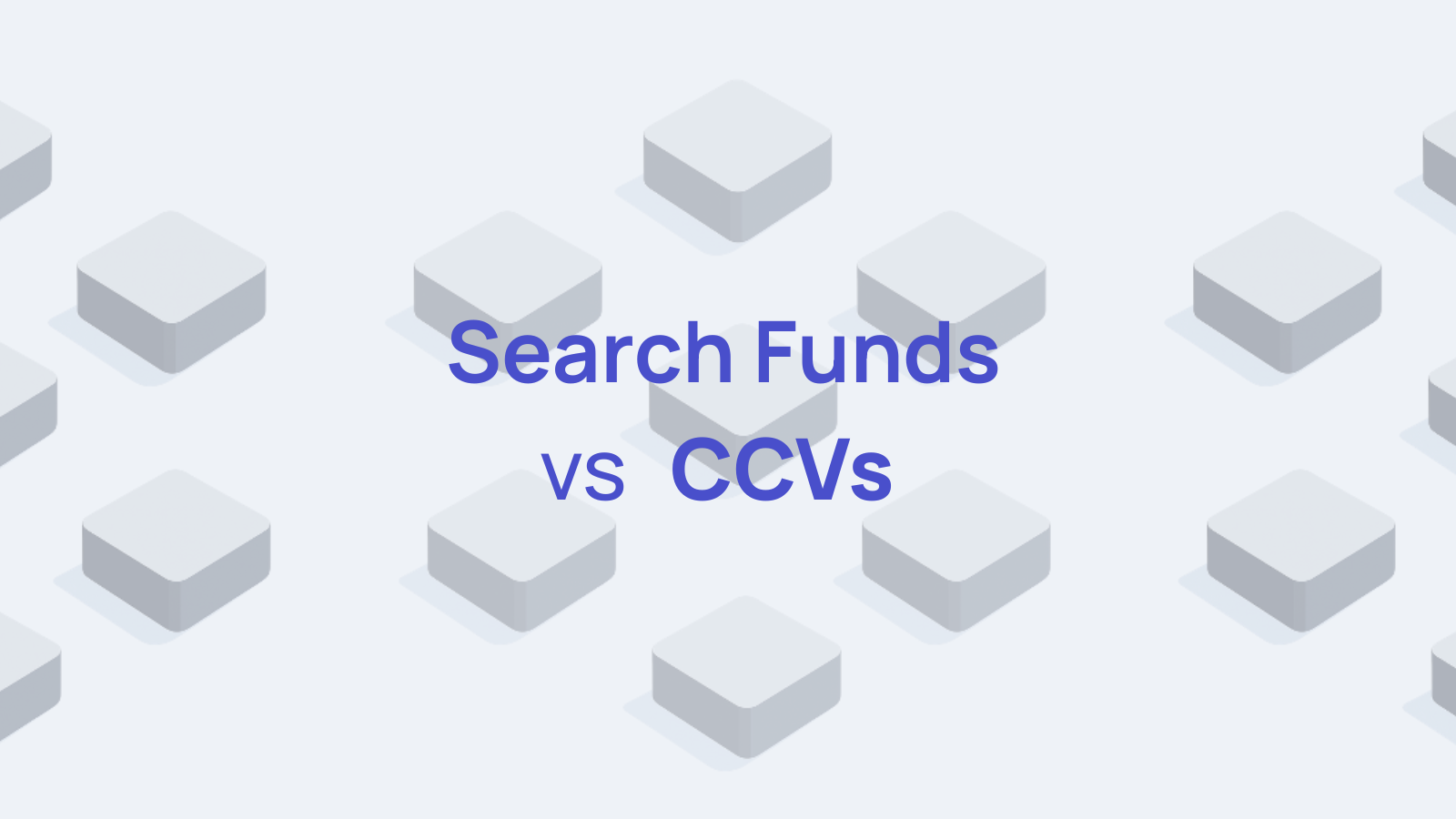 CCVs vs. traditional SFs: Key Structural Differences