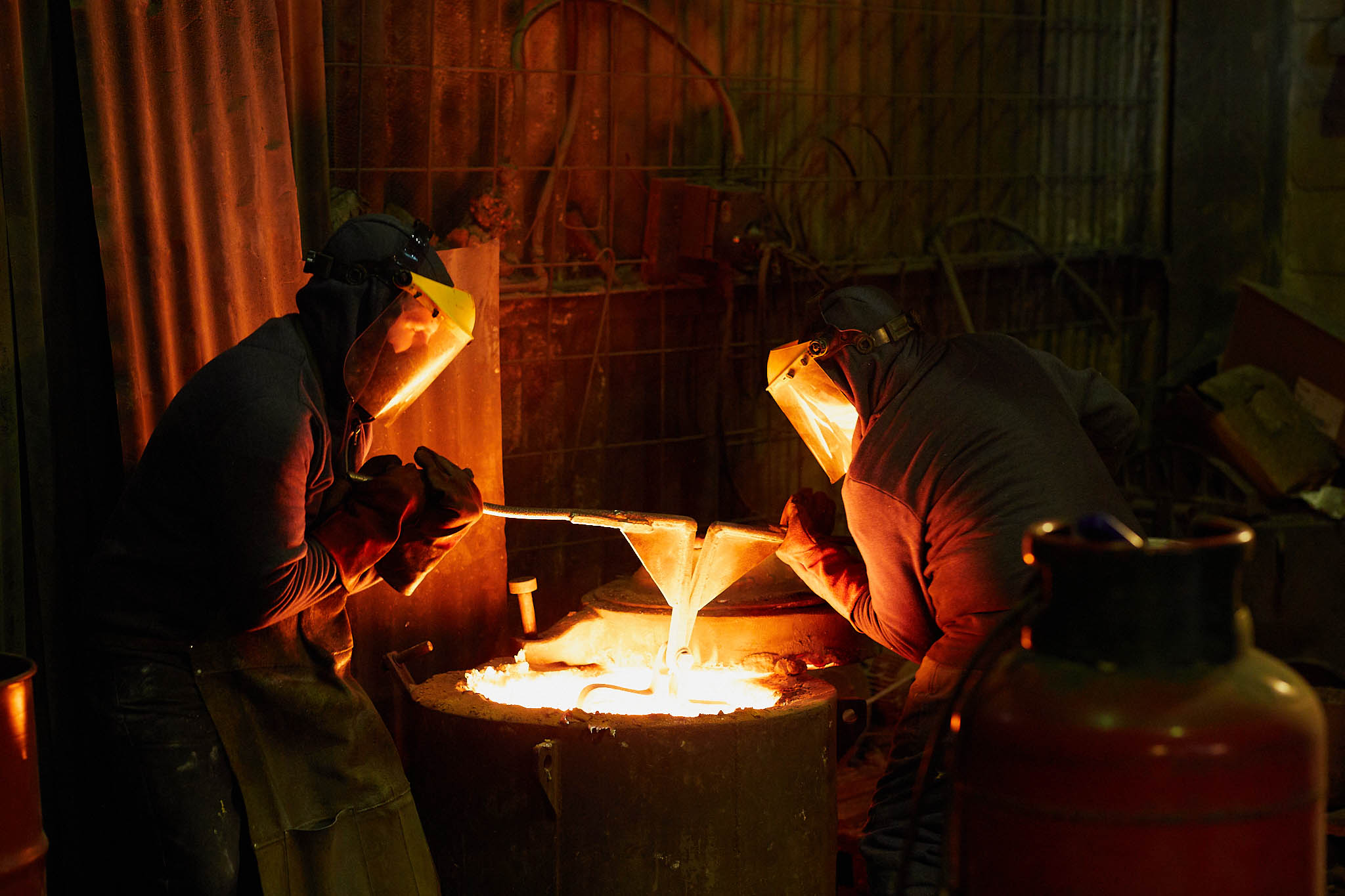 whittons casting foundry london british industrial archives photographer carmel king