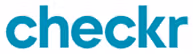 Checkr logo in teal color, modern and minimalist design