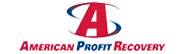 American Profit Recovery logo with stylized red and blue A letter design