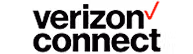 Verizon Connect logo with black text and red checkmark accent