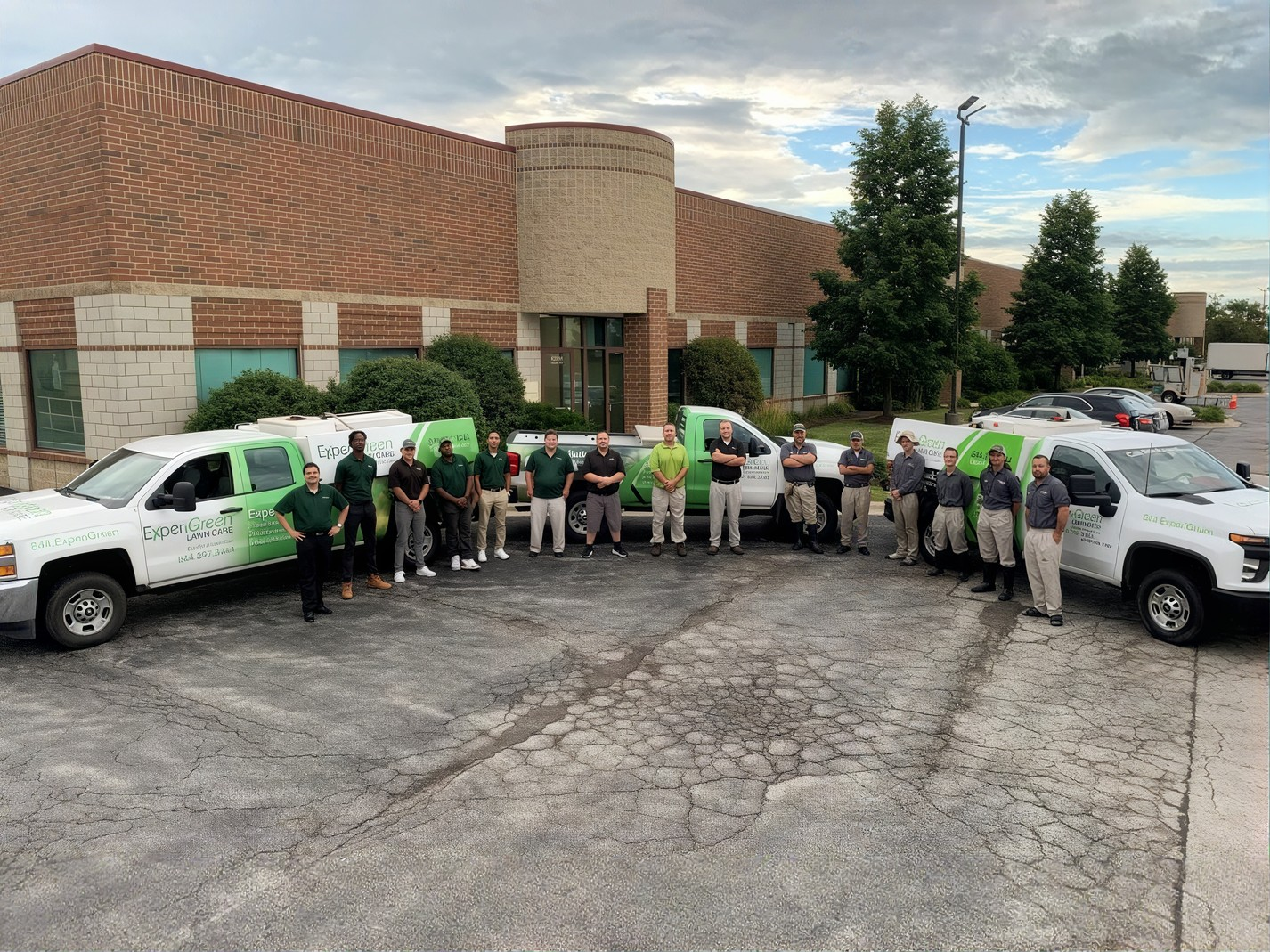 ExperiGreen team in front of their office